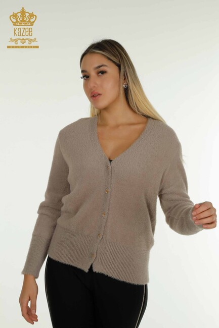 Women's Cardigan Button Detail Gray - 30447 | KAZEE - Thumbnail