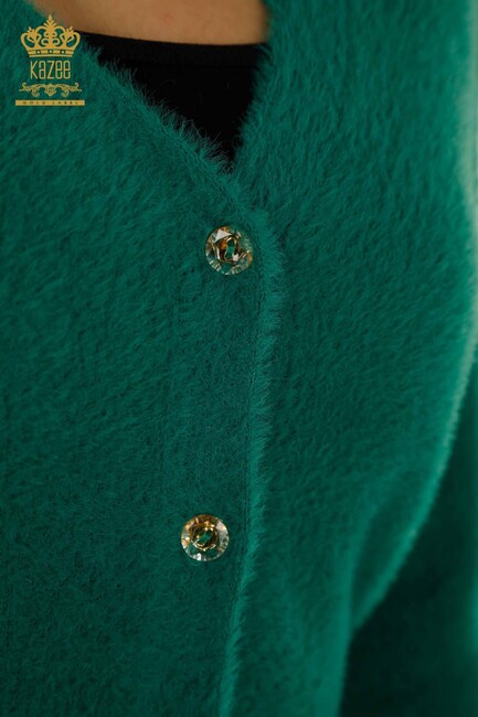 Women's Cardigan Button Detail Green - 30447 | KAZEE - Thumbnail