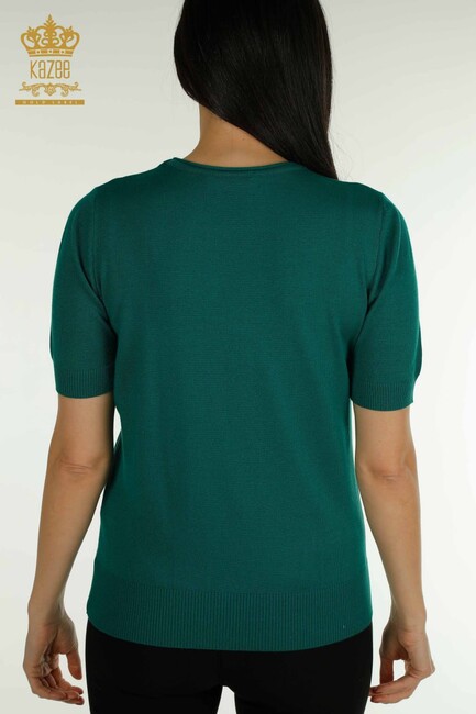 Women's Knitwear American Model Green - 30686 | KAZEE - Thumbnail