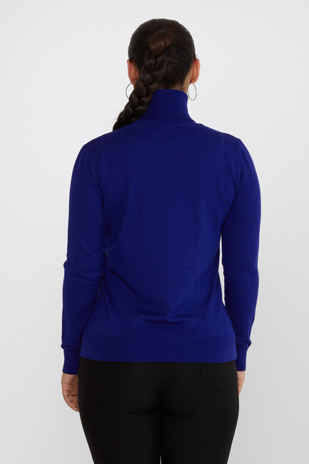 Women's Knitwear Basic Turtleneck Saks - 11122 | KAZEE - Thumbnail