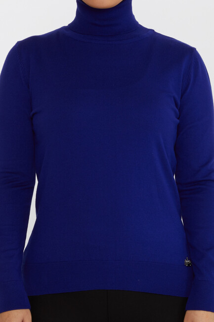 Women's Knitwear Basic Turtleneck Saks - 11122 | KAZEE - Thumbnail