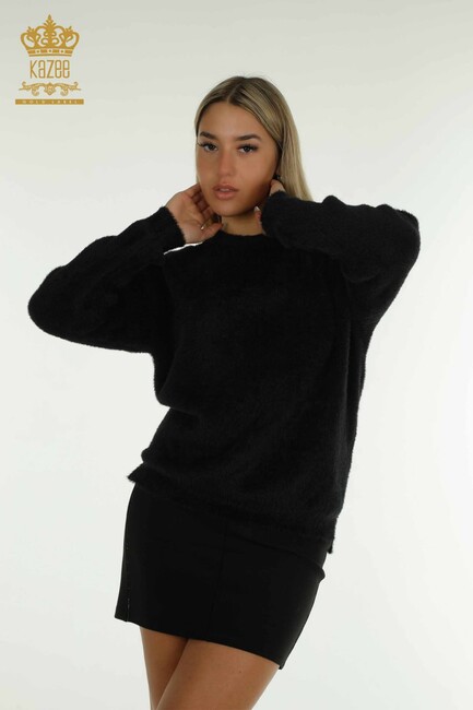 Women's Knitwear Crew Neck Black - 30775 | KAZEE - Thumbnail