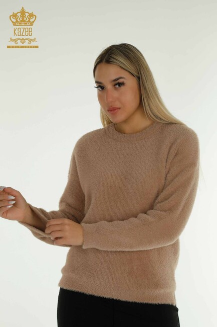 Women's Knitwear Crew Neck Mink - 30775 | KAZEE - Thumbnail