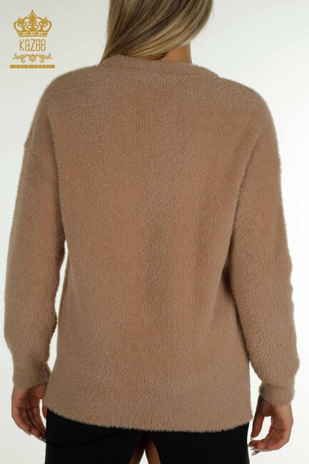 Women's Knitwear Crew Neck Mink - 30775 | KAZEE - Thumbnail