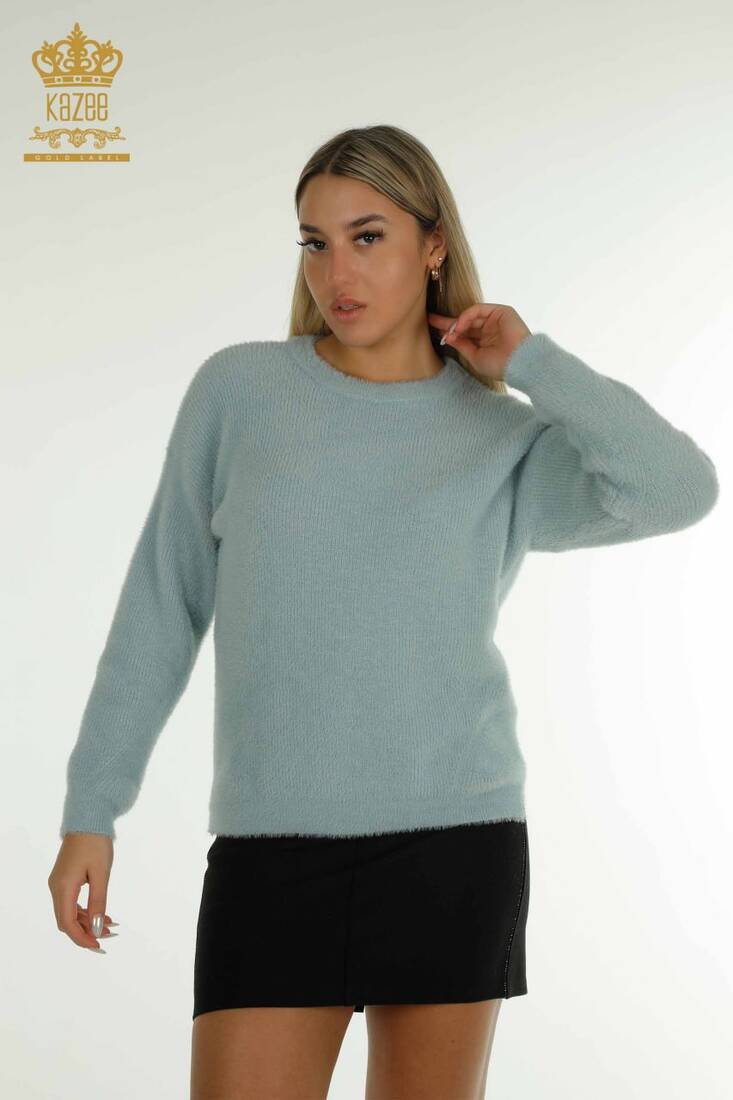 Women's Knitwear Crew Neck Mint - 30775 | KAZEE