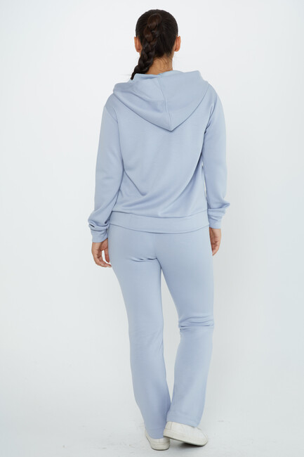 Women's Tracksuit Hooded Blue - 17625 | KAZEE - Thumbnail