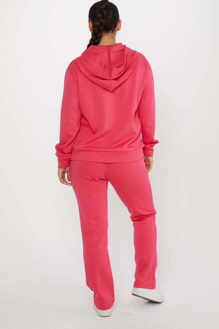 Women's Tracksuit Hooded Fuchsia - 17625 | KAZEE