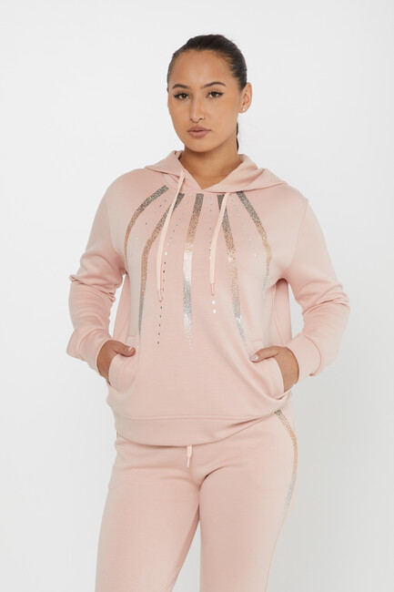 Women's Tracksuit Hooded Powder - 17597 | KAZEE - Thumbnail