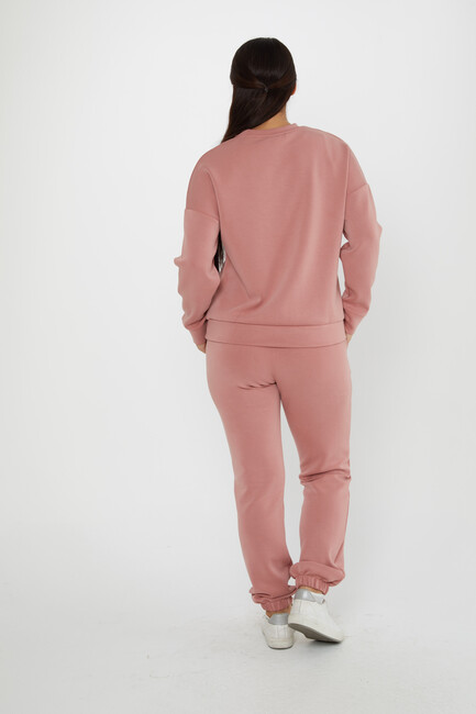 Women's Tracksuit Long Sleeve Dusty Rose - 17579 | KAZEE - Thumbnail