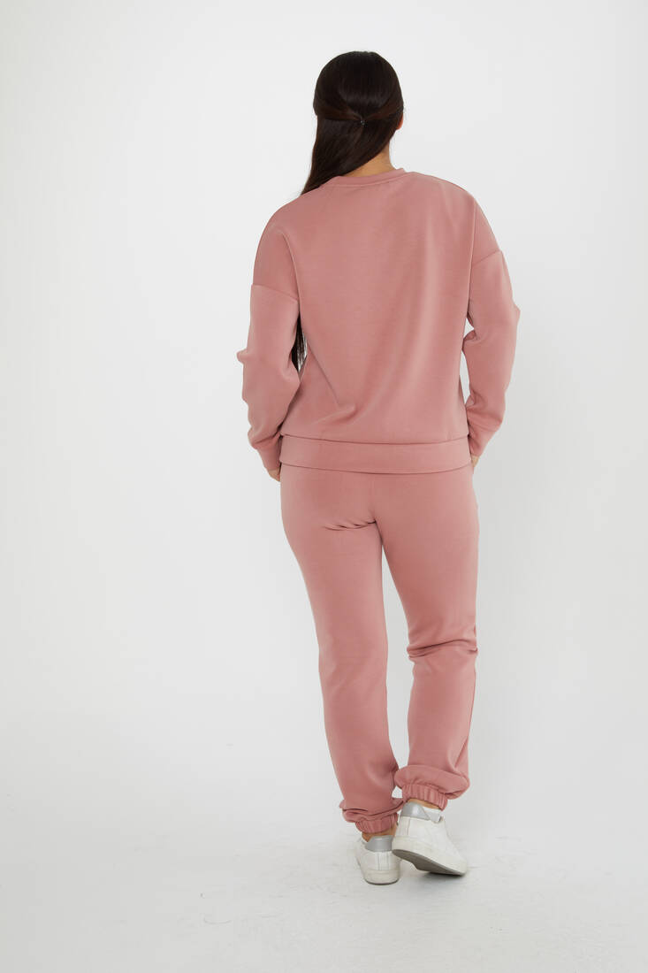 Women's Tracksuit Long Sleeve Dusty Rose - 17579 | KAZEE