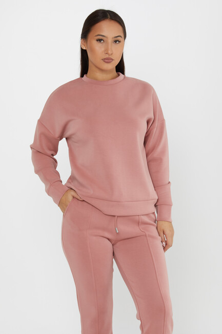 Women's Tracksuit Long Sleeve Dusty Rose - 17579 | KAZEE - Thumbnail