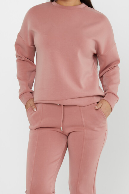 Women's Tracksuit Long Sleeve Dusty Rose - 17579 | KAZEE - Thumbnail