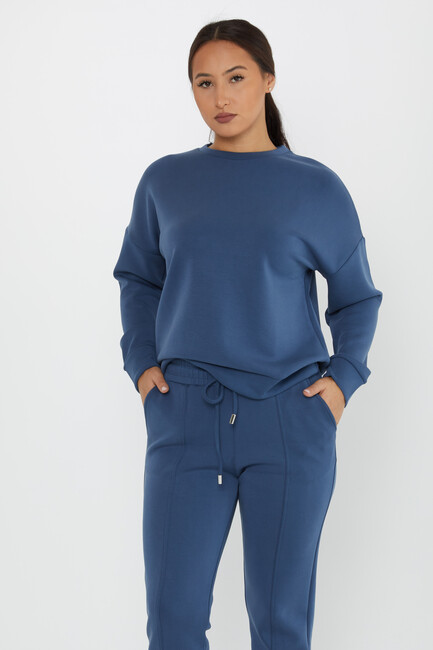 Women's Tracksuit Long Sleeve Indigo - 17579 | KAZEE - Thumbnail