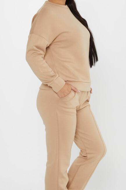 Women's Tracksuit Long Sleeve Mink - 17579 | KAZEE - Thumbnail