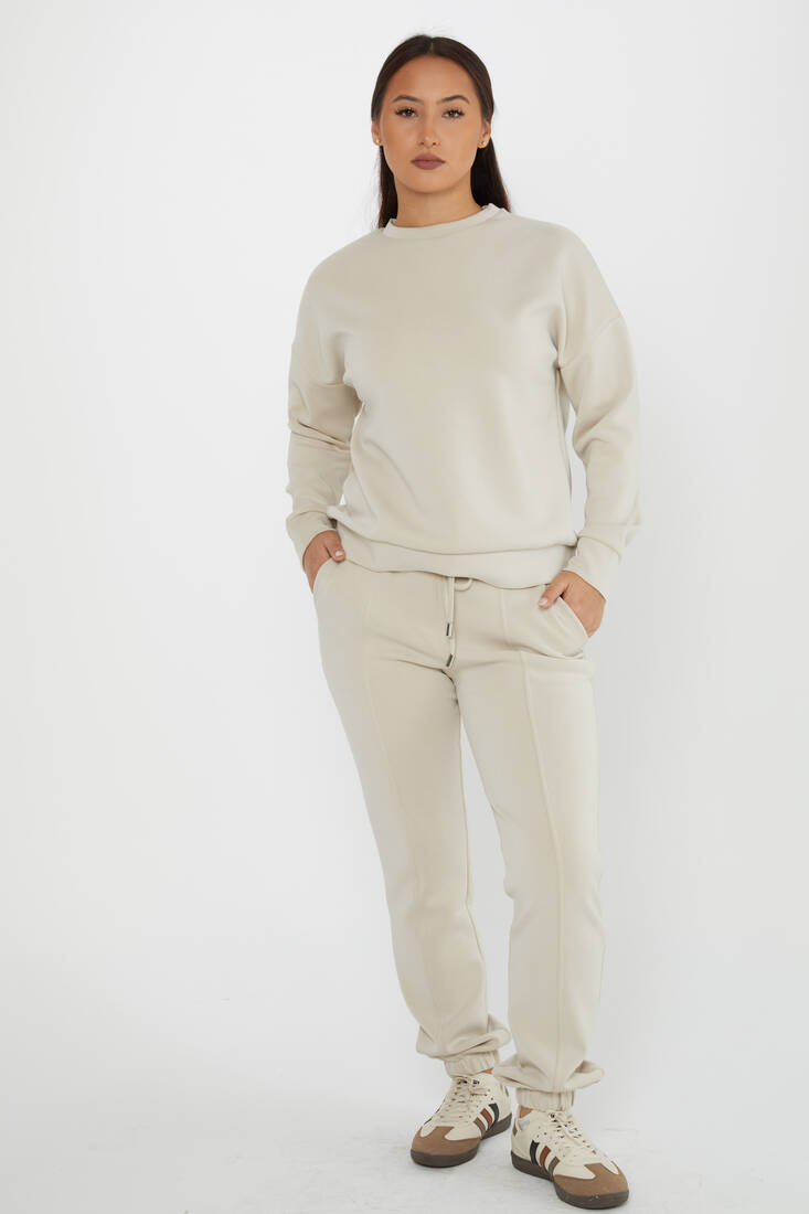 Women's Tracksuit Long Sleeve Stone - 17579 | KAZEE