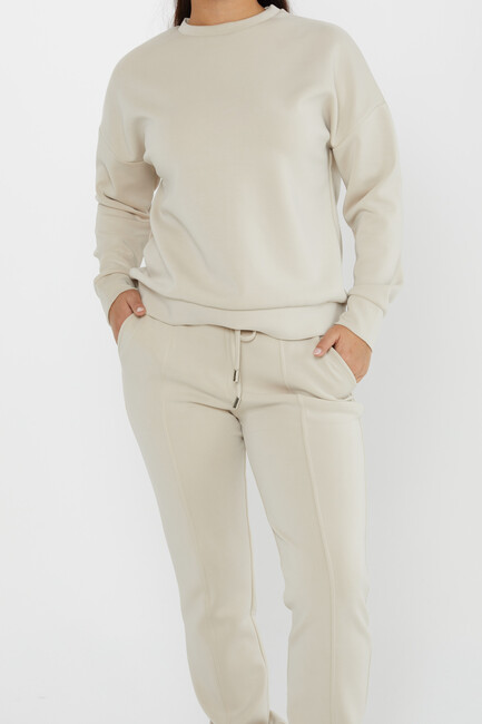 Women's Tracksuit Long Sleeve Stone - 17579 | KAZEE - Thumbnail