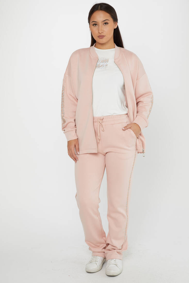 Women's Tracksuit Pocket Powder - 17615 | KAZEE