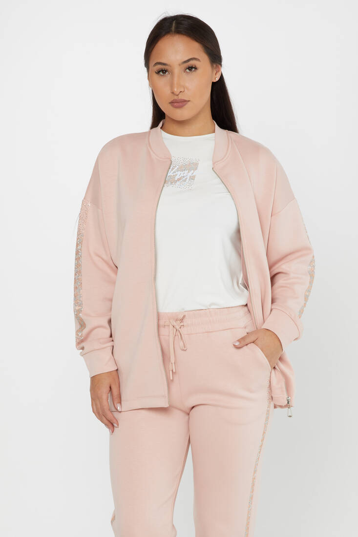 Women's Tracksuit Pocket Powder - 17615 | KAZEE