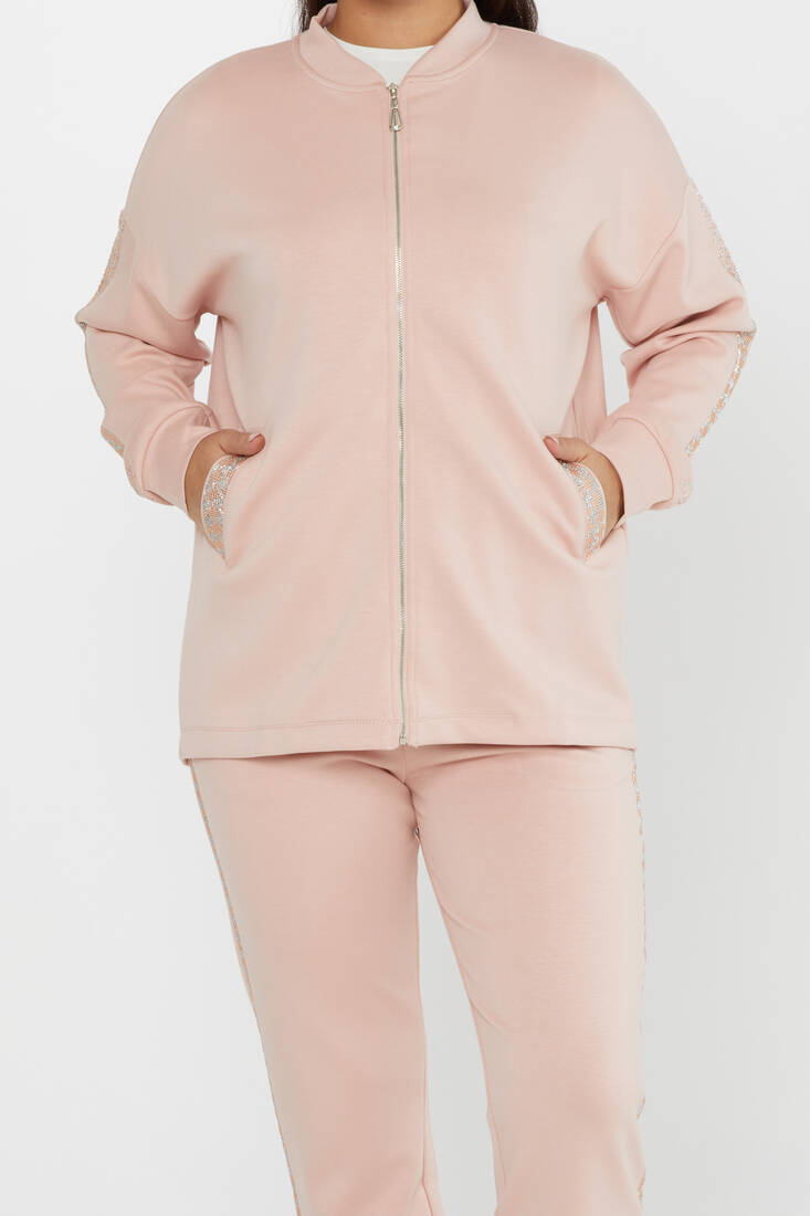 Women's Tracksuit Pocket Powder - 17615 | KAZEE