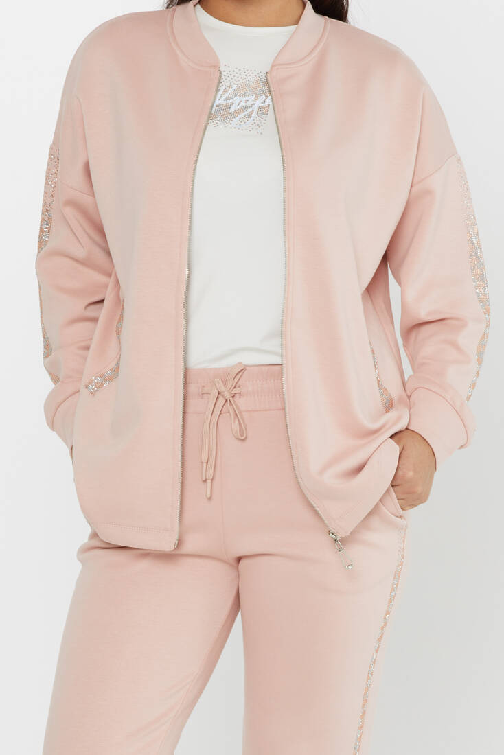 Women's Tracksuit Pocket Powder - 17615 | KAZEE